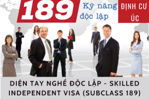 ĐỊNH CƯ ÚC: DIỆN TAY NGHỀ ĐỘC LẬP-SKILLED INDEPENDENT VISA (SUBCLASS 189)